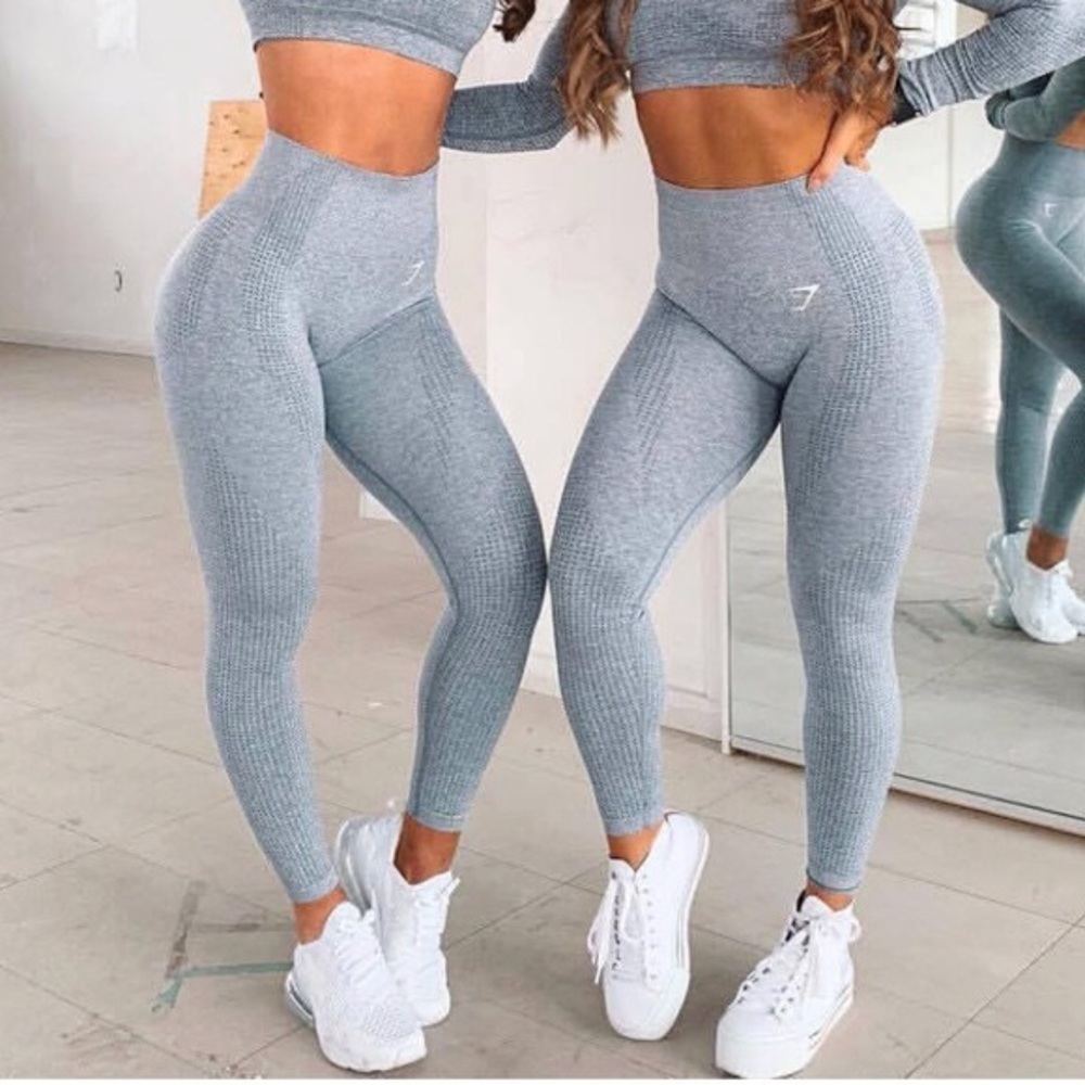 Gymshark Steel Blue Vital Seamless Leggings